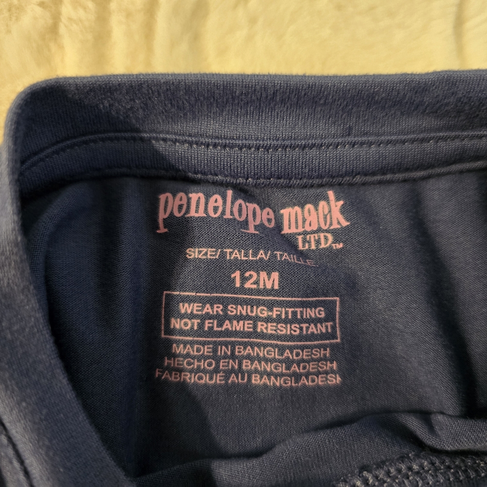 Penelope Mack Navy and Light Pink Penguin Pajama Bundle - Picture 9 of 9